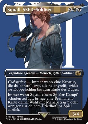 MTG Magic the Gathering FINAL FANTASY Squall SEED-Söldner 402 rare deutsch