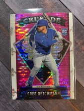 2022 Panini Chronicles Crusade Pink Greg Deichmann RC #19 Chicago Cubs