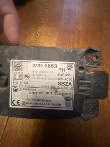 17 18 19 Cadillac XT5 Right RH Driver Assist Blind Spot Control Module UKC OEM - Picture 3 of 6