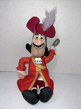 Disney Captian Hook Peter Pan Plush Doll Jake  Pirates-Sound Doesn  t Work