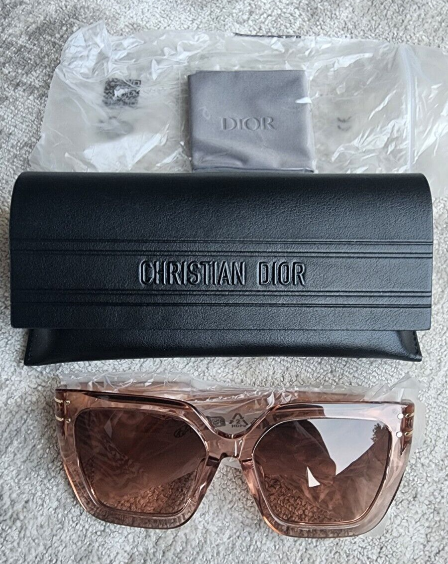 NEW DIOR DiorSignature sunglasses S10F Pink | eBay
