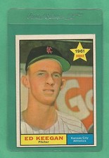 1961 Topps Kansas City Athletics Ed Keegan # 248 NM-MT Low Pop !!!!
