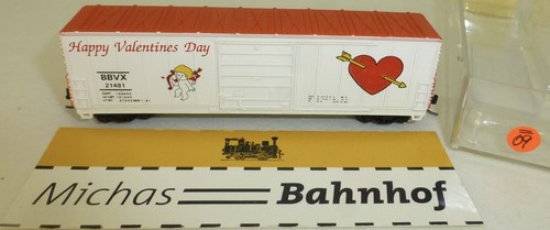 BBVX 21481 Happy Valentines Day 50' S/D Box Life Like N 1:160 #=09 å | Zustand: Gebraucht