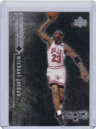 1992 Upper Deck Black Diamond Basketball Card #8 Michael Jordan Bulls - NrMt