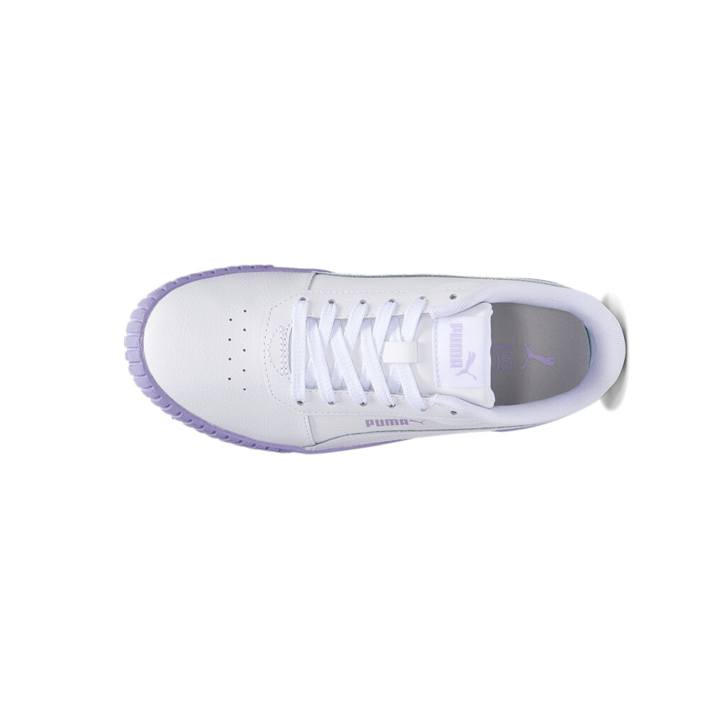 PUMA Carina 2.0 Speckle Fade Lace Up Youth Girls Purple
