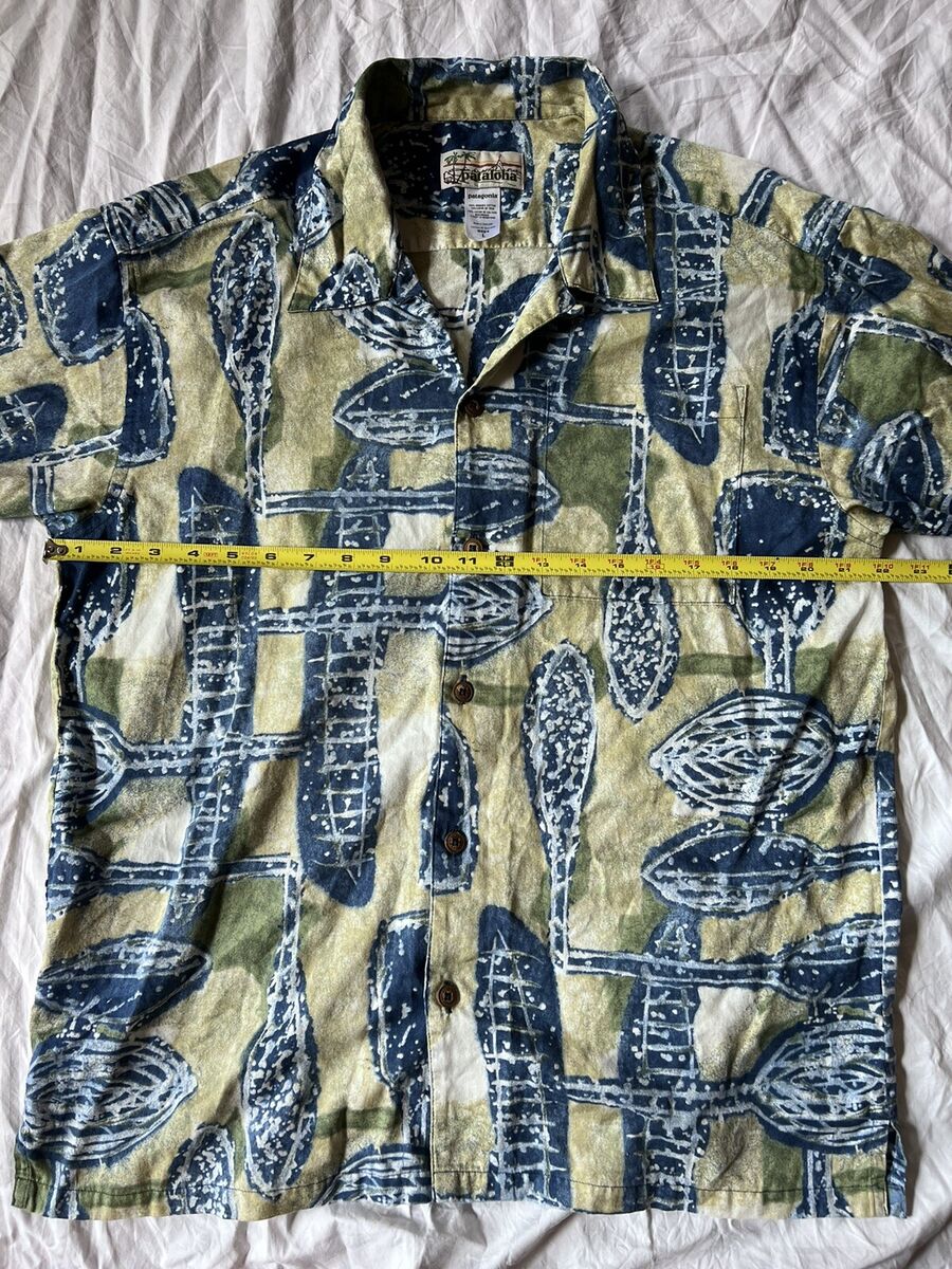 PATAGONIA PATALOHA Mens Sz Large RARE DESIGN Hawaiian Short PATAGONIA PATALOHA Mens Sz Large RARE DESIGN Hawaiian Short