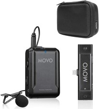 Movo EDGE-DI Wireless Lavalier Microphone System for Lightning, iPhone, iPad