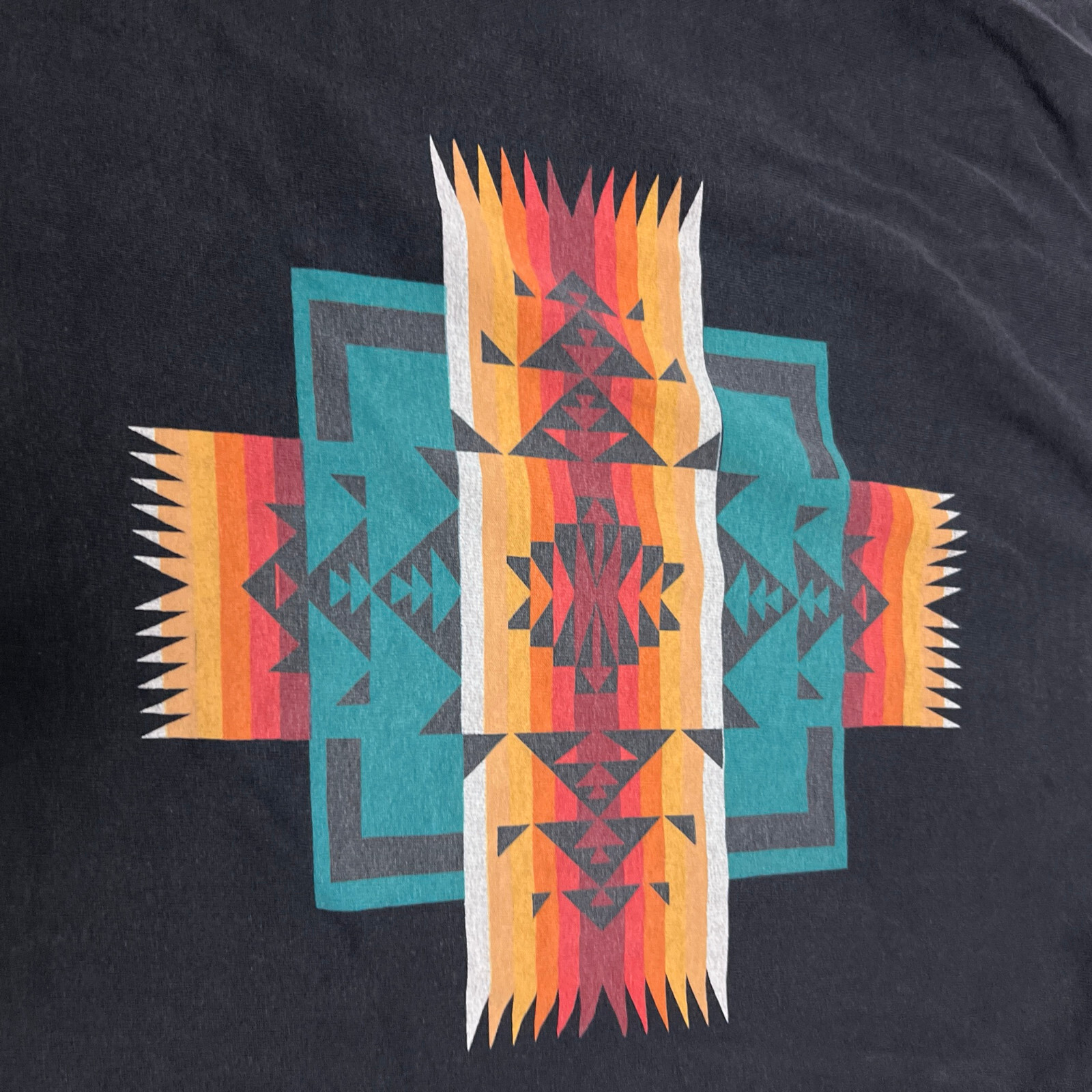 Pendleton Shirt Men Medium Black Aztec Southweste… - image 12