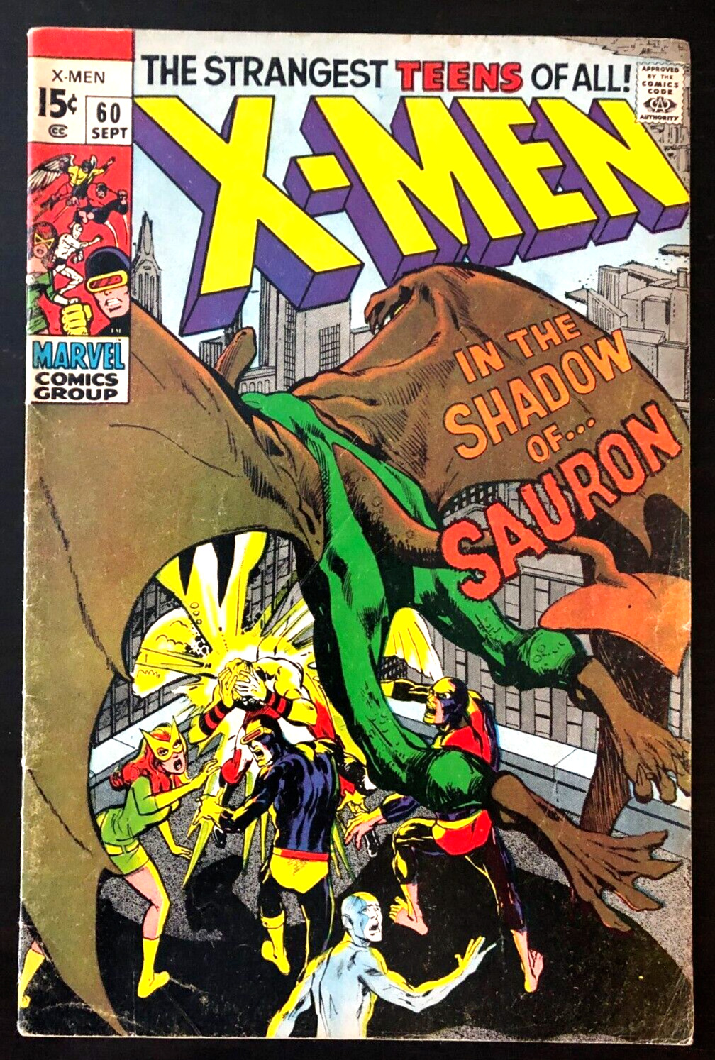 X-Men 60 - KEY - 1st app and origin of Sauron -  1969