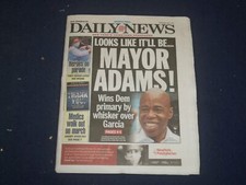 2021 JULY 7 NEW YORK DAILY NEWS NEWSPAPER -ERIC ADAMS DEMOCRATIC MAYOR CANDIDATE 2021 JULY 7 NEW YORK DAILY NEWS NEWSPAPER -ERIC ADAMS DEMOCRATIC MAYOR CANDIDATE
