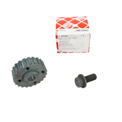 Kurbelwellenrad+Schraube von FEBI & VW für VW 1.8l 2H PF AAC 25194 049105263C N9