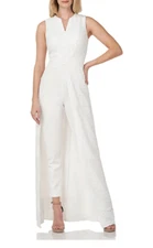 KAY UNGER Walk Thru Maxi Romper (size 4)