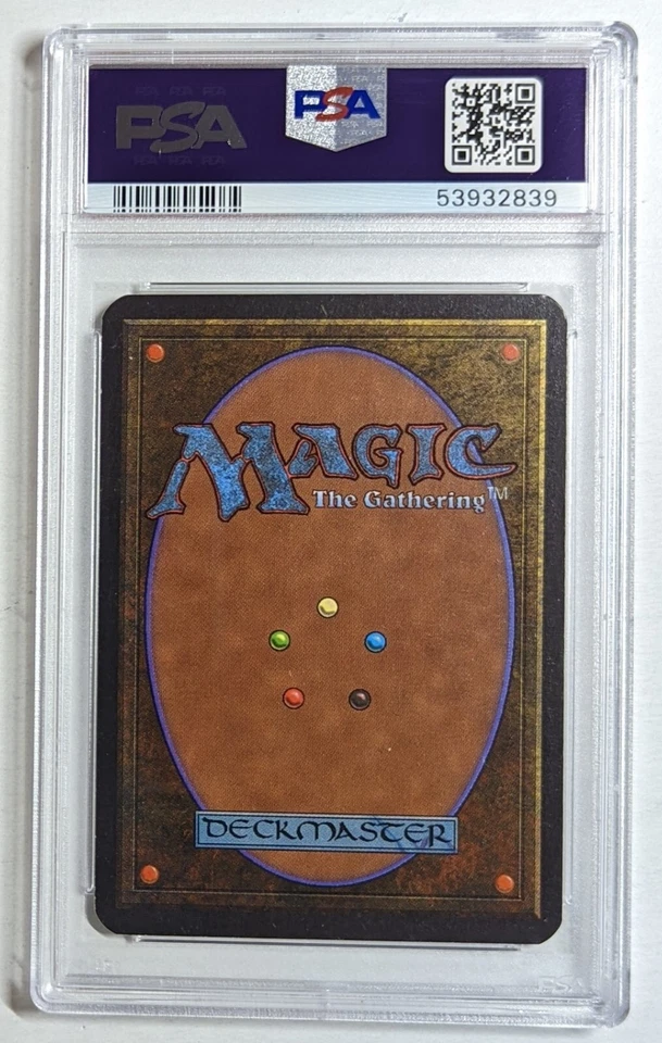 1993 Magic the Gathering Alpha Holy Strength PSA 7 NM! - Image 2 of 2