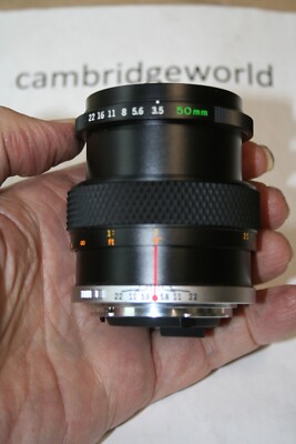 OLYMPUS OM 50mm F3.5 Macro AUTO ZUIKO PRIME LENS MADE in JAPAN | eBay