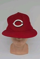 Vintage Cincinnati Reds New Era 59fifty Fitted Size 7 5/8 hat cap 100 Wool USA