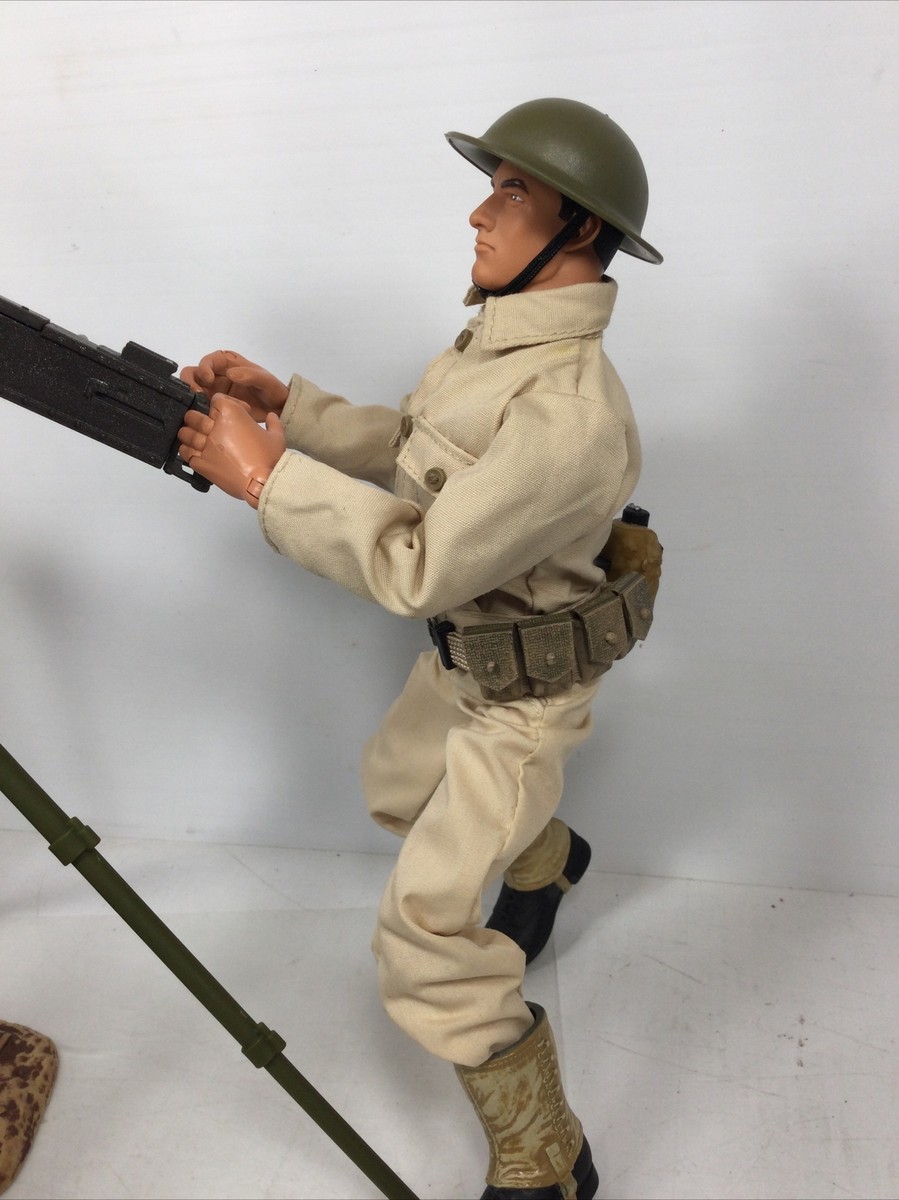1/6 HASBRO GI JOE WW2 CUSTOM PEARL HARBOR DEFENDER .50 CAL MACHINE