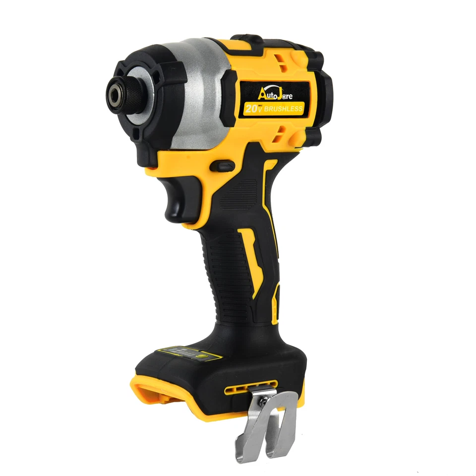 AUTOJARE For DEWALT DCB205 20V MAX XR Cordless Drill Impact Driver 1/4" 4-Speed Tool Only