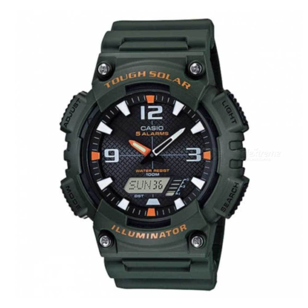 CASIO Green Resin Strap Unisex Sport Watch AQ-S810W-3AVDF