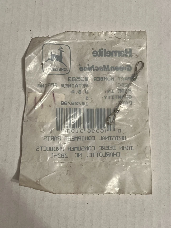 1 NUEVO NOS HOMELITE 330 motosierra retenedor anillo resorte # 03583 Foto 4 de 4