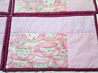 TISCHSETS 4 STÜCK HANDARBEIT