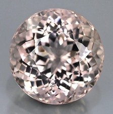 MORGANITE 2.5 MM ROUND CUT ALL NATURAL VVS SOFT PINK COLOR