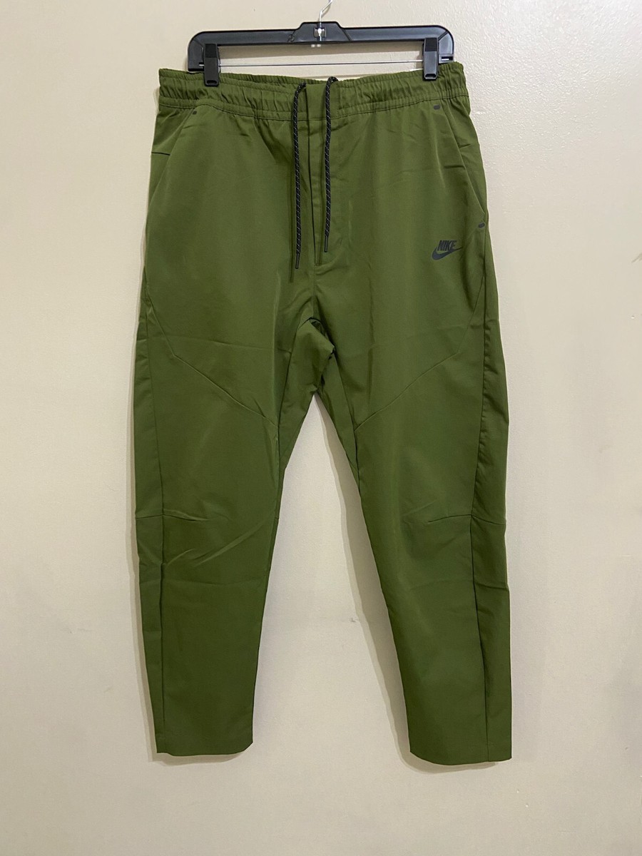 Nike Men's Sportswear Tech Woven Commuter Pants L DR9101-326 Olive
