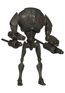 Star Wars 3.75 Clone Wars Super Battle Droid Variant