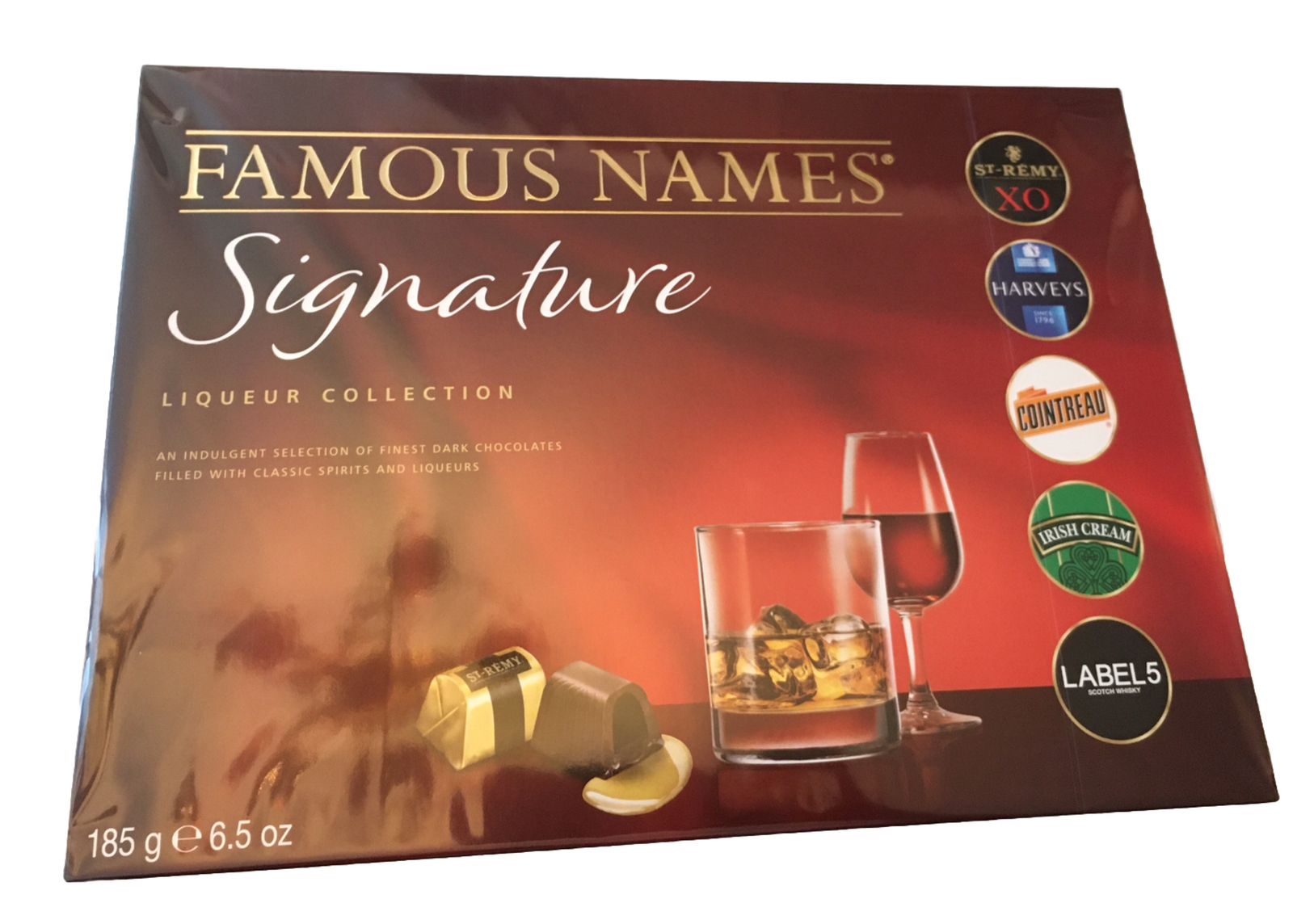 Famous Names Chocolate Liqueurs 2 x 185g Boxes Christmas Gift eBay