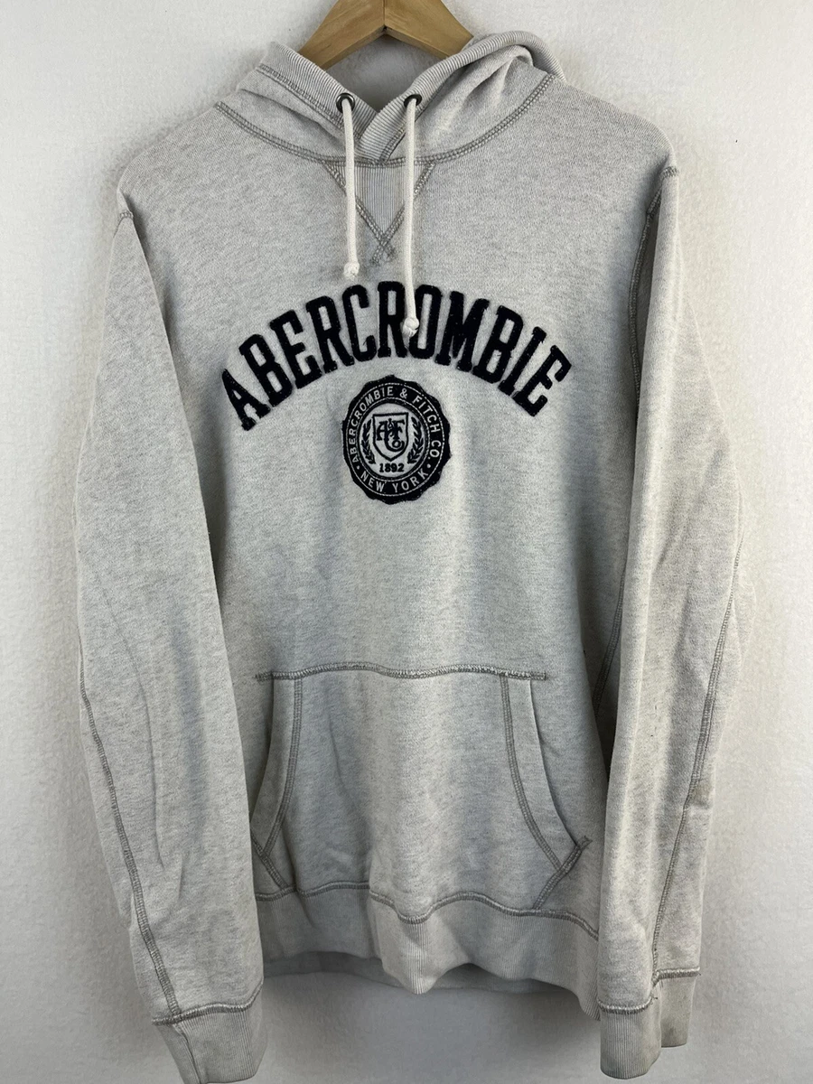 Abercrombie white 2024 hoodie