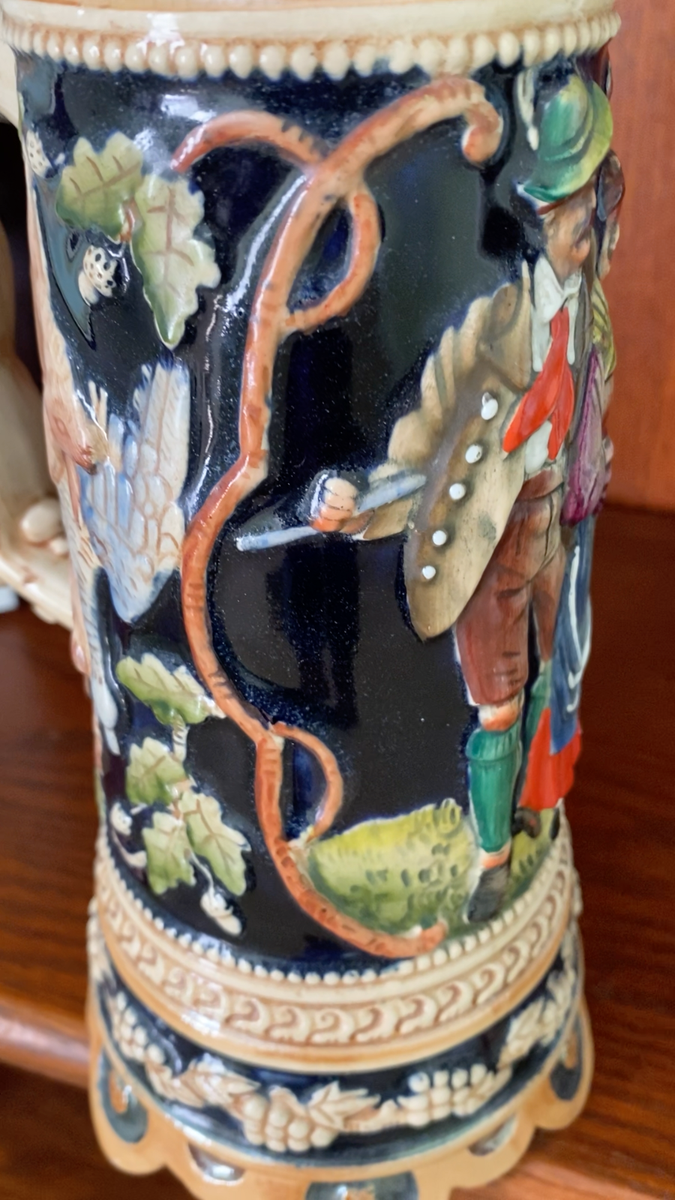 Thorens Movement Switzerland Vintage Beer Stein - Harry Lime Theme