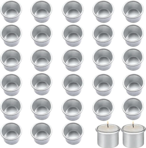 Luckaide Kerzentülle, 30 Stück Metall Kerzentüllen, Silber Kerzenhalter Stabkerz - Bild 1 von 4