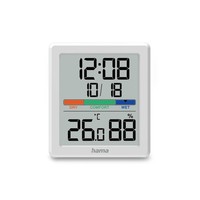 "Hama Thermometer Und Hygrometer \"Paros\", Digital, FüR Innen, Weiß #1907351"