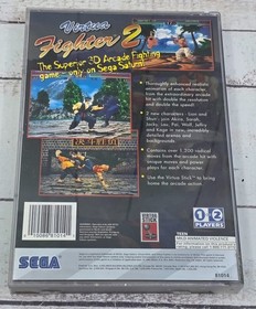 Virtua Fighter 2 (Sega Saturn, 1996) COMPLETE CIB Tested Works Long Box