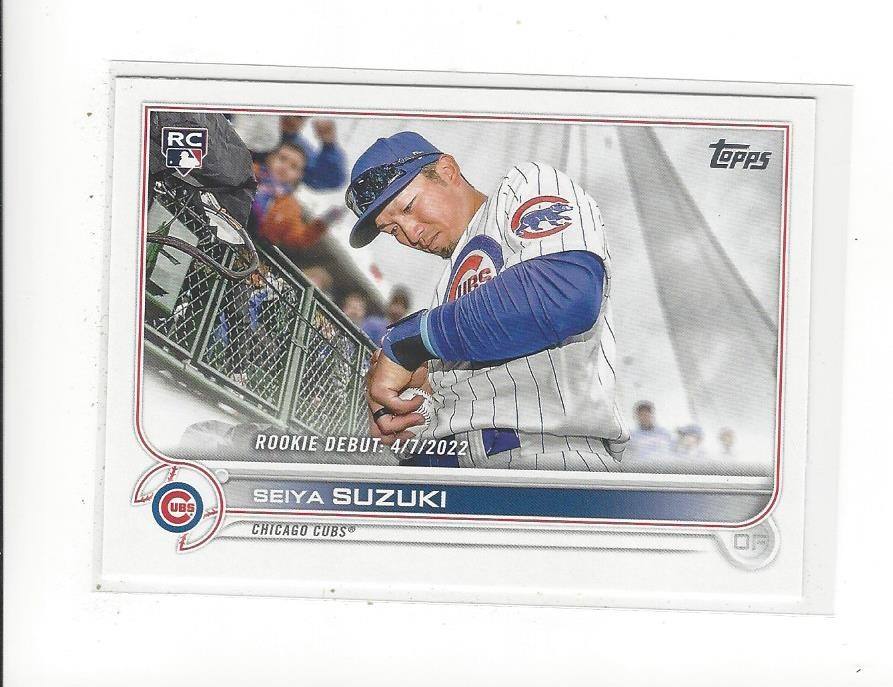 2022 Topps Update #US259 Seiya Suzuki RD RC Rookie Cubs