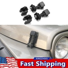 Locking Catch Parts Hood Latch Black Buckle Kit For Jeep Wrangler Tj 1997-2006 Locking Catch Parts Hood Latch Black Buckle Kit For Jeep Wrangler Tj 1997-2006