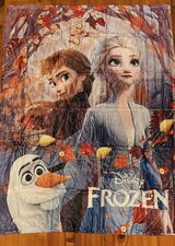 Disney Frozen 2 Anna-Elsa Olaf Fleece Ultra Soft Lightweight Blanket 50"x 40"
