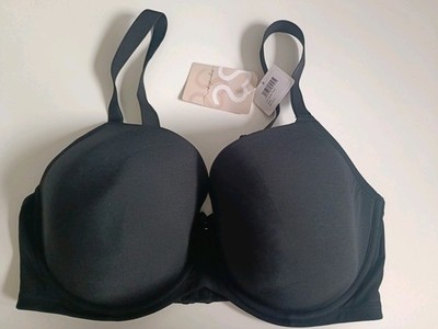 Sugarshape Damen BH T-Shirt BH Schwarz Mit Bügel Wattiert ''True'' 85G - 90/112,5