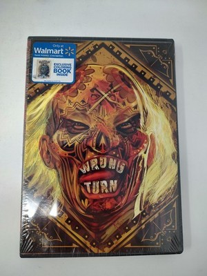 Wrong Turn DVD Factory Sealed Walmart Exclusive Coloring Book Inside 2017