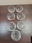 Pyrex #463A Custard Dessert Bowls Small 6 oz w/ Scallop Edge Set Of 7