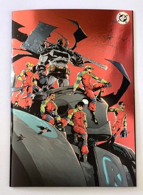 ABSOLUTE BATMAN #20 DEXTER SOY RED FOIL VIRGIN WRAPAROUND W/ COA LTD 700 NM+  