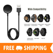 Wireless USB Cable Charger Dock For Samsung Galaxy Watch 8/7/6/5/4/3 Active 2/1