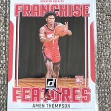 Panini 2023-24 Donruss Franchise Features Rookie #26 Amen Thompson Rockets