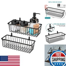 SheeChung Small Metal Wire Basket for Bathroom Kitchen Storage