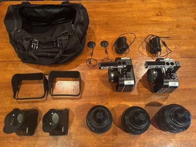 Blackmagic Production Camera 4K PL Cinema Kit w/ Sony CineAlta 35mm/50mm/85mm Le