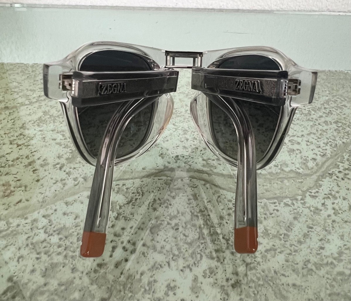 ZEGNA EZ0215/S LUCE Sunglasses Folding Sun Glasses 20D Grey