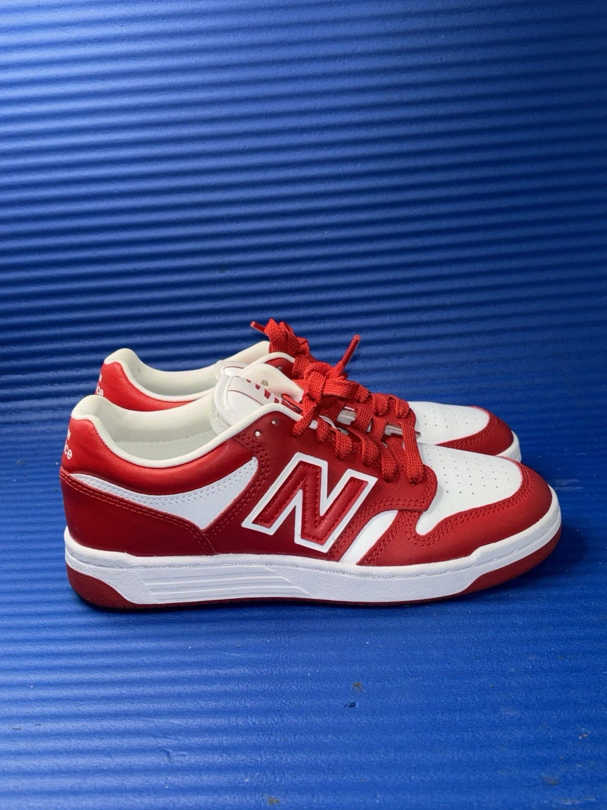 Taglia 5 5 Uomo New Balance 480 Team Rosso Bianco GSB480HR