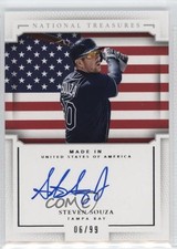 2016 Panini National Treasures Made in 6/99 Steven Souza Jr #MI-ST Auto 2p7