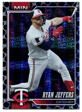 2026 Topps Series 1 Ryan Jeffers #315 Spring Training Black Foil SSP 07/10 Twins