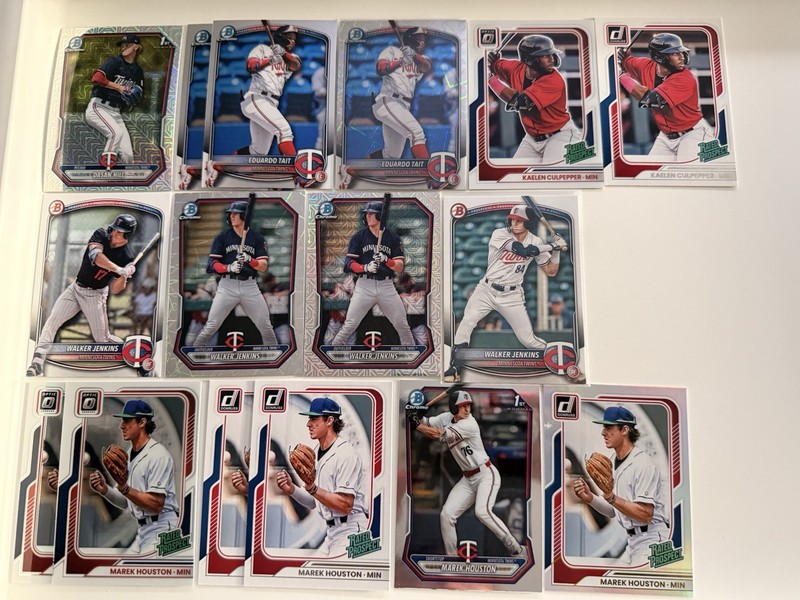 Minnesota Twins 2026 PROSPECT LOT 🔥🔥🔥 16 Cards JENKINS/HOUSTON Inc