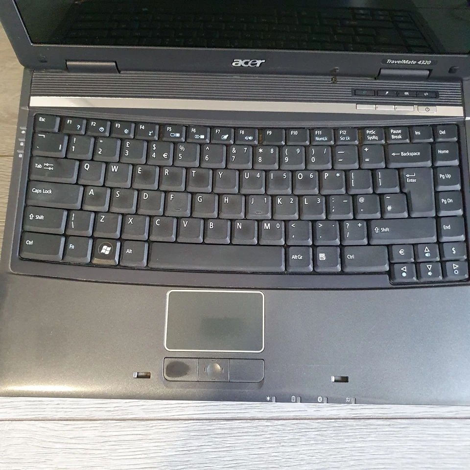 Vintage Laptop Acer Travelmate 4320 MS2204 DDR2 14.1" No HDD Celeron - Image 3 of 4
